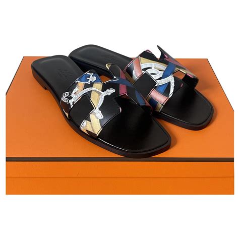 hermès oran sandals selfridges